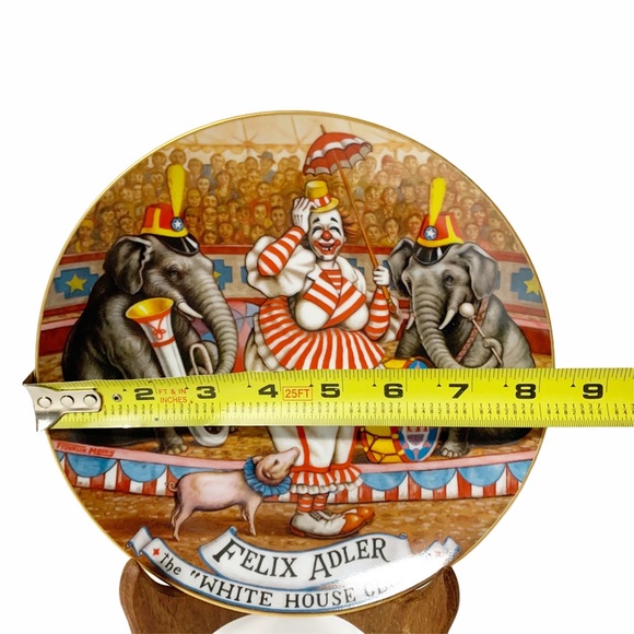 Felix Adler "White House Clown" Collector Plate - Picture 4 of 7